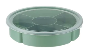 М ПЛАСТИКА Менажница с крышкой 5 секций М 1123 фисташковый