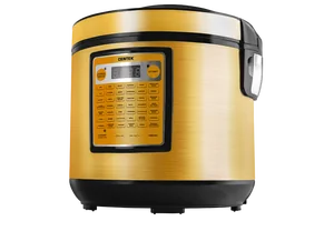 CENTEK Мультиварка 900W CT-1495 Black (золото)