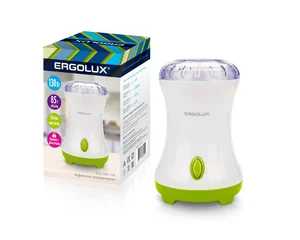 ERGOLUX Кофемолка ELX-CG01-C34 бело-салатовая
