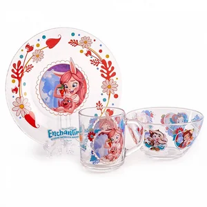 DELTA Набор посуды д/завтрака 3 пр. Энчантималс зайчик КРС-852