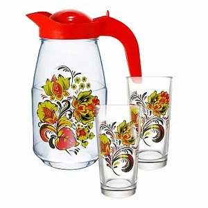 ДЕКОСТЕК Набор для воды 3 предмета (Хохлома) 1607/2-Д