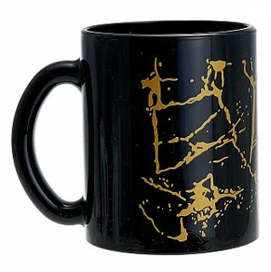 ДЕКОСТЕК Кружка 300 мл Мрамор 1208/DPP черный