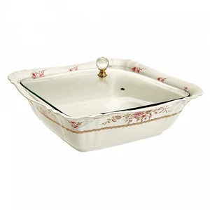 BEATRIX Блюдо с крышкой Валери МР069Z