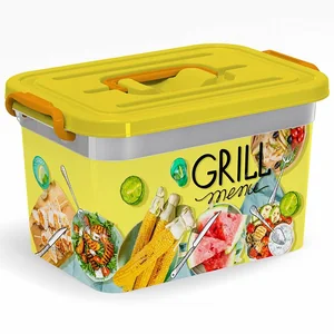 DELTA Контейнер для шашлыка 6,5 л GRILL MENU 80996