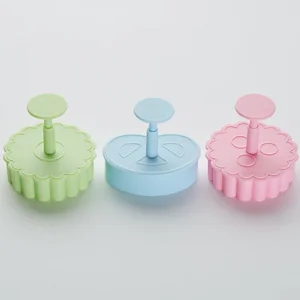 WEBBER Набор пластиковых форм для печенья с поршнем 3 штуки BE-4312P/3