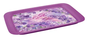 ПОЛИМЕРБЫТ Поднос 43*26 см малый ЛАВАНДА 4310108 микс