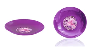 ПОЛИМЕРБЫТ Тарелка круглая 19 см Лаванда 4335508 микс