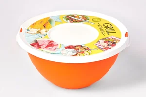 ПОЛИМЕРБЫТ Миска с крышкой 2,0л. Grill menu 4335696 микс