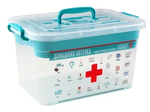 ПОЛИМЕРБЫТ Контейнер с вкладышем 6,5 л. Домашний доктор 4380903 микс
