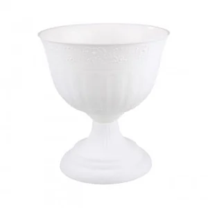 АЛЬТЕРНАТИВА Вазон 10л Венеция М3127 белый