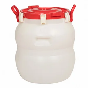 DELTA Бочка 50 л ГЕРМЕТИЧНАЯ с широким горлом белая