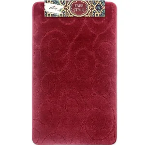 SHAHINTEX Набор ковриков FREE STYLE 60*100-60*50 00-00004646 БОРДОВЫЙ 45
