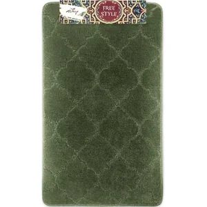 SHAHINTEX Набор ковриков FREE STYLE 60*100-60*50 00-00004638 ЗЕЛЕНЫЙ 52