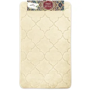 SHAHINTEX Набор ковриков FREE STYLE 60*100-60*50 00-00004636 КРЕМОВЫЙ 3