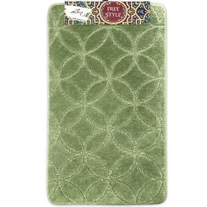 SHAHINTEX Набор ковриков FREE STYLE 60*100-60*50 00-00004644 ФИСТАШКОВЫЙ 10