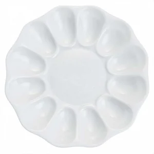 ДФЗ Блюдо для фаршированных яиц 220 мм Белье 7С0607
