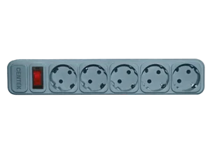 Centek Сетевой фильтр СТ-8900-5-3,0 Gray (серый)