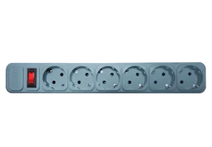 Centek Сетевой фильтр СТ-8901-6-3,0 Gray (серый)