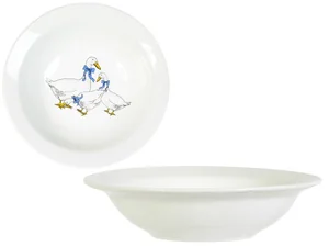 КУБАНЬФАРФОР Миска 20см Гуси 63