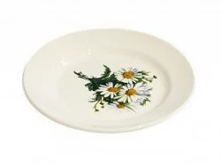 КУБАНЬФАРФОР Тарелка десертная 20см Букет ромашек 56
