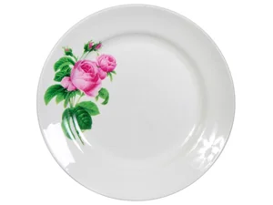 КУБАНЬФАРФОР Тарелка десертная 20см Роза кавказа 56