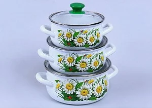 КМК Набор кастрюль (6пр.)  Марианна-Экстра белый