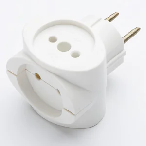 DELTA Тройник сетевой универсальный 16А белый