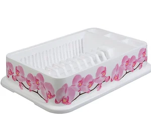 М-ПЛАСТИКА Сушилка для посуды Орхидея М 1172