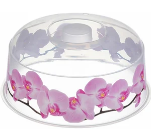 М-ПЛАСТИКА Крышка для микроволновой печи Орхидея М 1413