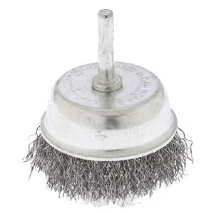 СИБРТЕХ Щетка для дрели, 65 мм, чашка со шпилькой 744777
