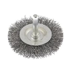 СИБРТЕХ Щетка для дрели, 60 мм, плоская со шпилькой 744467