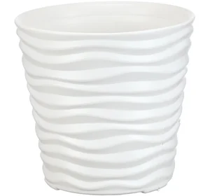 М-ПЛАСТИКА Кашпо Дюна 8,5 л. М 3400 белый