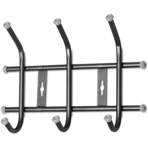 НИКА Вешалка настенная металлическая ВНТ3 черный
