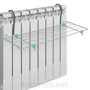 НИКА Сушилка для белья на батарею отопления СБ5-65 серебро