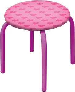НИКА Табурет Сердечки на розовом ТМ/2