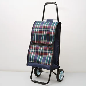 DELTA Тележка багажная ручная 50 кг DT 23 синяя с бордовым