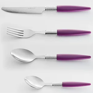 WEBBER Столовый набор 24пр. Жемчуг BE 011P24/17 темно-фиолетовый