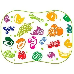 DELTA Разделочный мат гибкий ПП 30х40см Микс