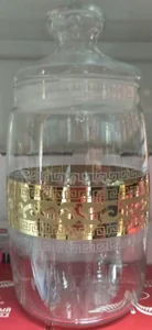 ГУСЬ ХРУСТАЛЬНЫЙ Емкость для сыпучих продуктов 1000 мл.Версаче EAV08-425