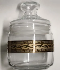 ГУСЬ ХРУСТАЛЬНЫЙ Емкость для сыпучих продуктов 500 мл.Версаче GE08-424