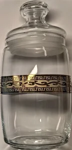 ГУСЬ ХРУСТАЛЬНЫЙ Емкость для сыпучих продуктов 1000 мл.Версаче GE08-425