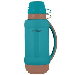 ALPENKOK Термос 1,8 л AK 18025 S бирюзовый с коричневым