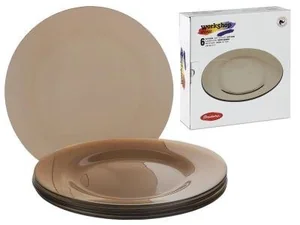 PASABAHCE Набор обеденных тарелок (6шт.) 26см. BRONZE (10328 ВZ)