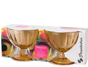 PASABAHCE Набор креманок 2шт. ICE VILLE 51658/163П персик