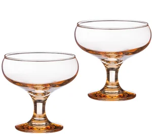 PASABAHCE Набор креманок 2шт. ICE VILLE 440336/163П персик