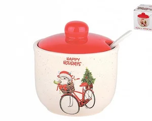 КОРАЛЛ Сахарница 320мл.Рождество ZF1186-13