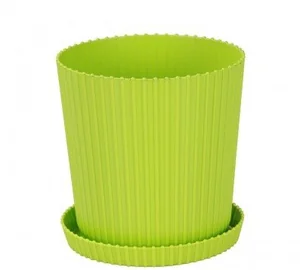 АЛЬТЕРНАТИВА Горшок цветочный Триумф 1,2 л. М 4947 зеленый