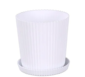 АЛЬТЕРНАТИВА Горшок цветочный Триумф 2,5 л. М 4965 белый