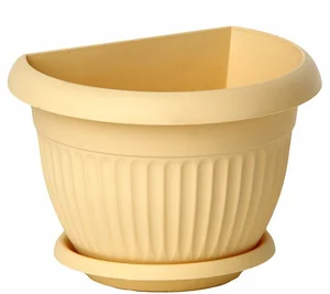 М-ПЛАСТИКА Кашпо настенное Ливия 220 мм. М 3111 белая глина