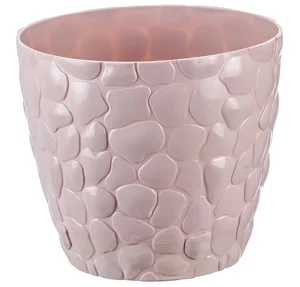 М-ПЛАСТИКА Кашпо Камни 4,8 л. М 3174 чайная роза